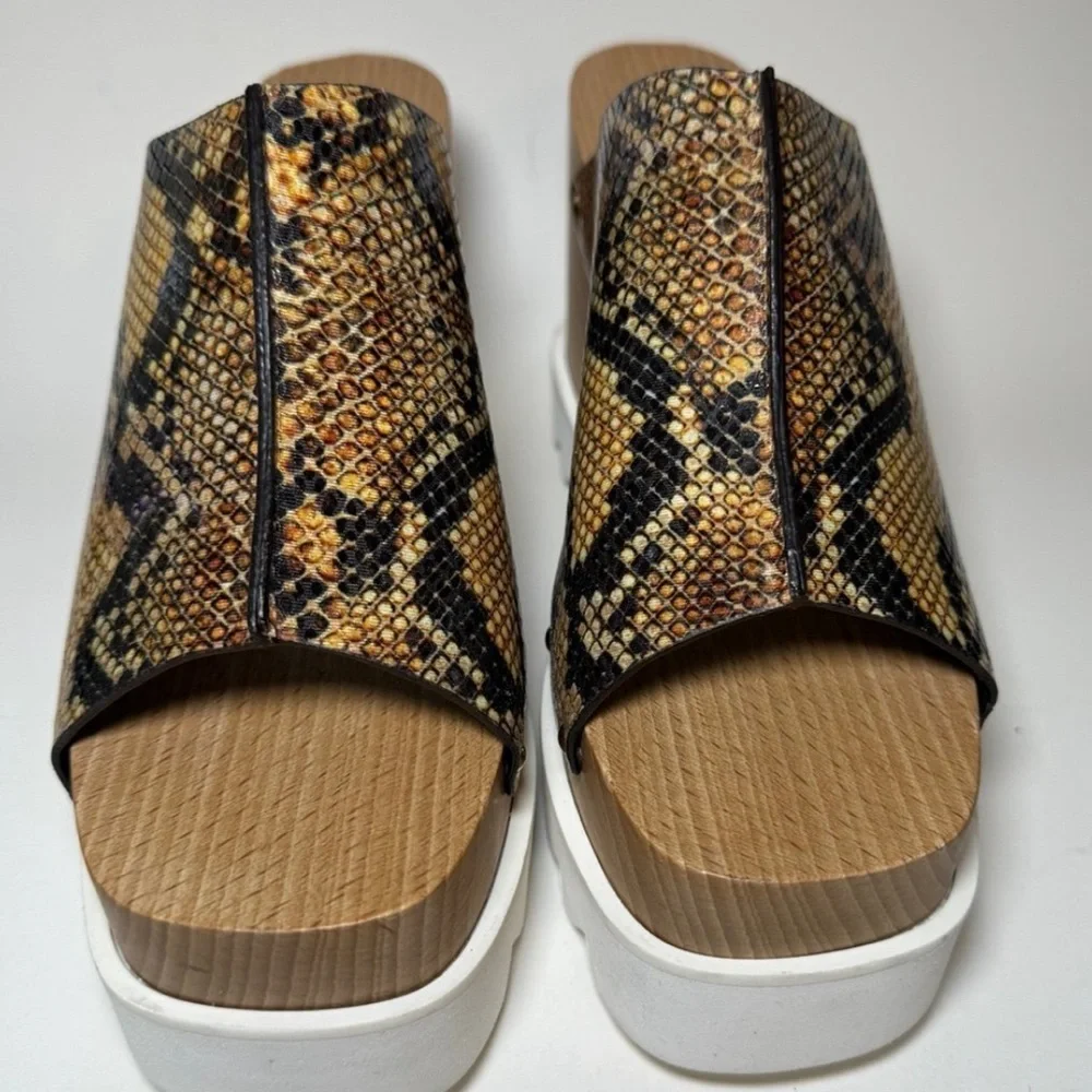 NEW… Stella McCartney Elyse- snake embossed size 9.5